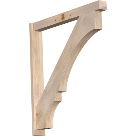 Ekena Millwork Balboa Craftsman Smooth Outlooker, Douglas Fir, 5 1/2"W x 48"D x 48"H OUT06X48X48BOA04SDF